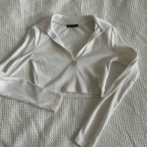 Zara Collar Top